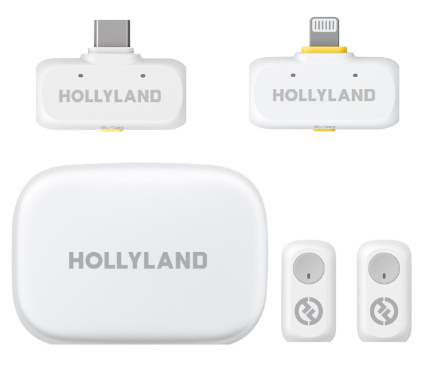 Hollyland Lark A1 Combo (Ivory White) - 1339596 - zdjęcie